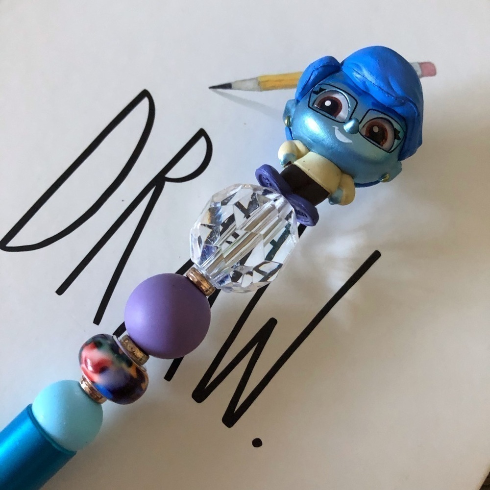 Disney Doorables: Onward: Laurel Lightfoot handmade beaded pen